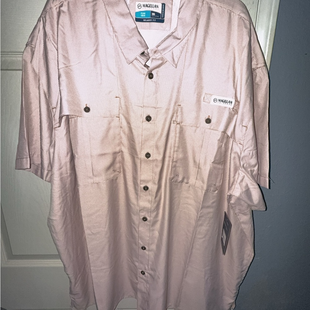 Magellan Pink Button-Up Shirt